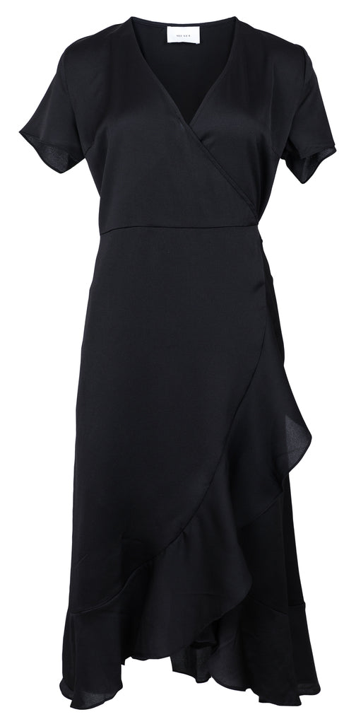 Magga Solid Dress - Black - Neo Noir - Kjoler - VILLOID.no