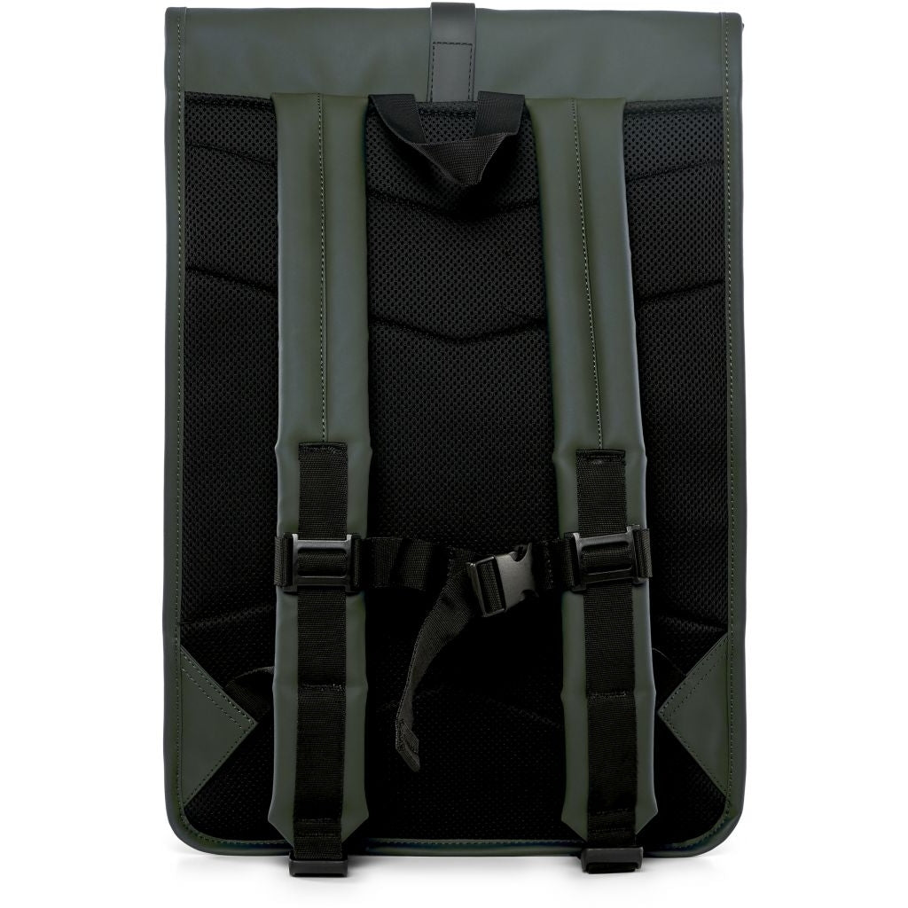 Roll Top Rucksack - Green - Rains - Tilbehør - VILLOID.no
