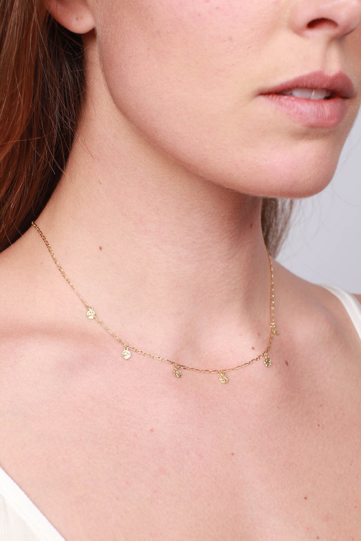 Tanina Necklace - Gold - Maanesten - Tilbehør - VILLOID.no