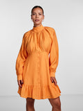 Yasreykjavik LS Dress - Orange Ochre