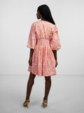 Yaslana 3/4 Shirt Dress - Rosebloom