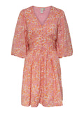 Yaslana 3/4 Shirt Dress - Rosebloom