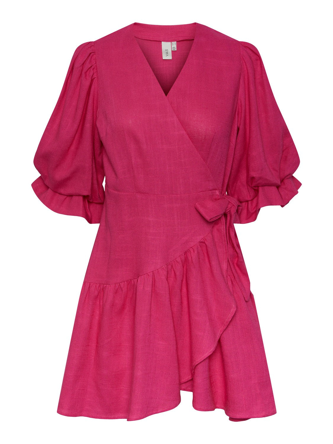 Yasprima 2/4 Wrap Dress - Fuchsia Purple
