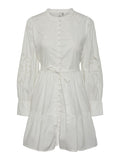 Yaszira LS Shirt Dress - Star White