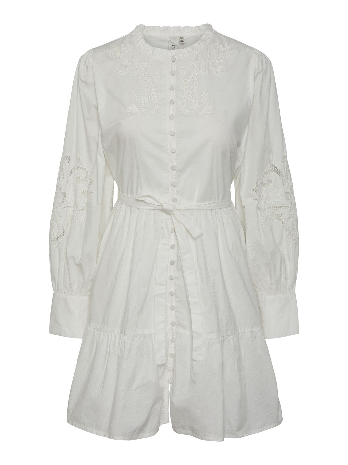 Yaszira LS Shirt Dress - Star White