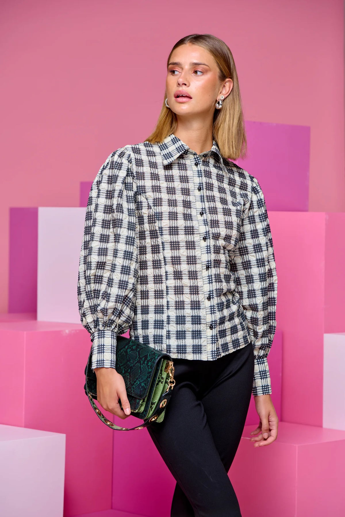 Katie Shirt - Black Mix