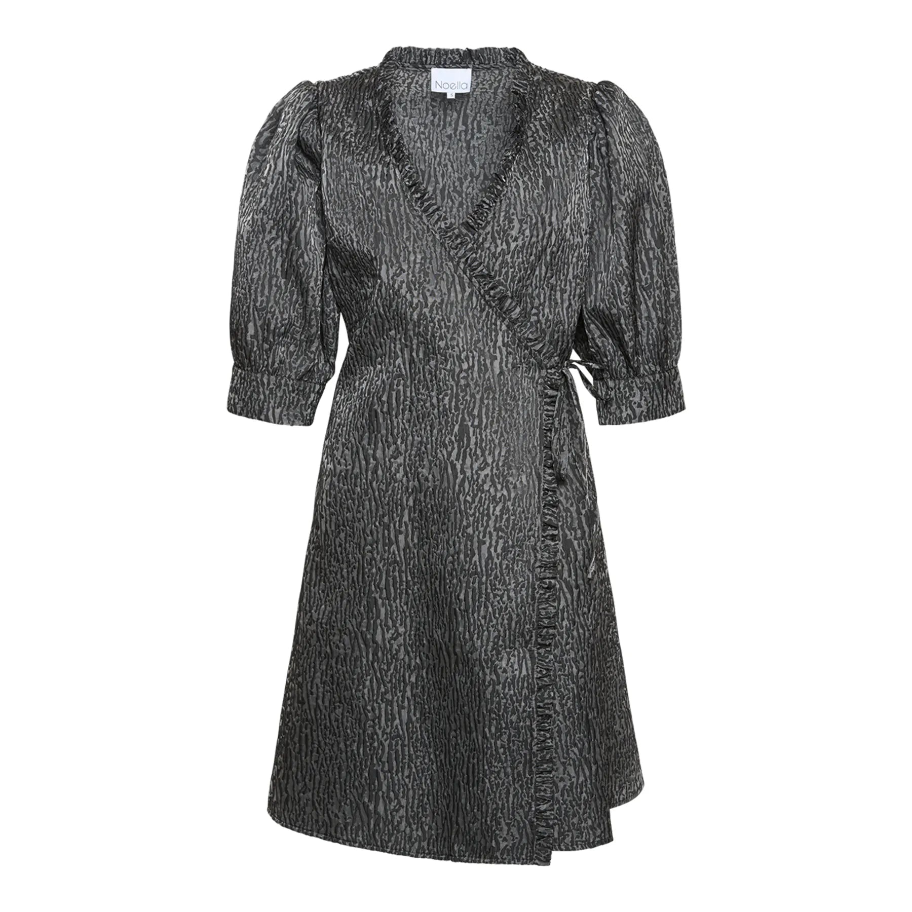 Kamila Frill Dress - Svart